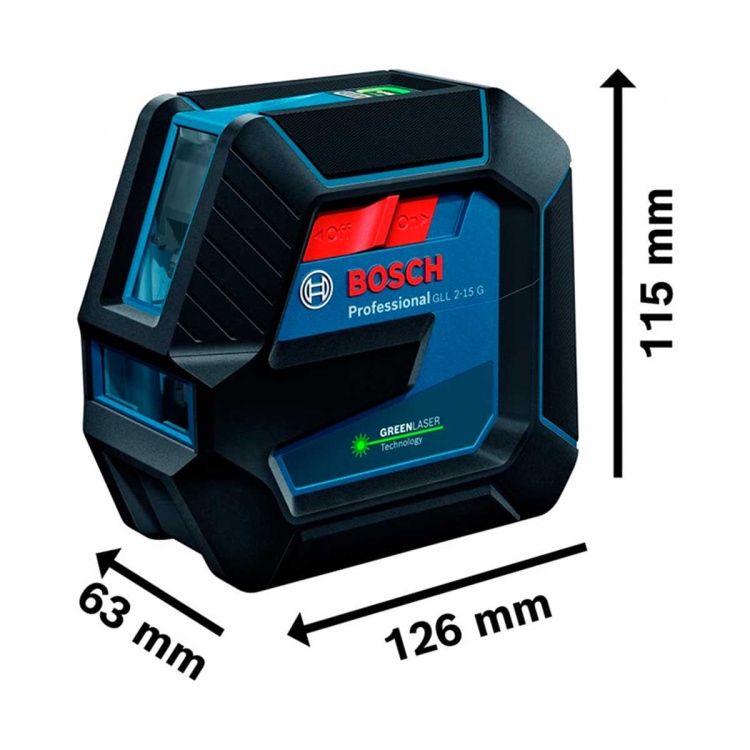 Лазерный нивелир Bosch GLL 2-15 G