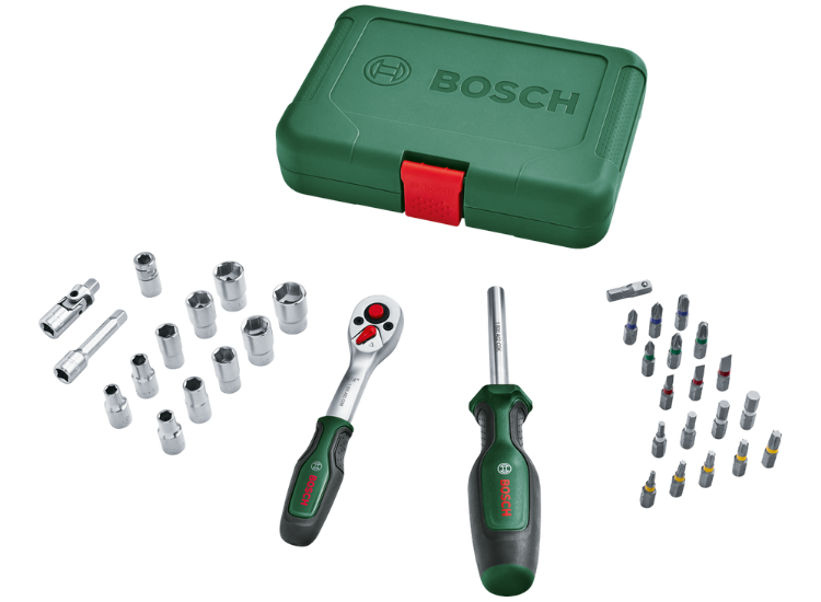 Набор торцевых головок 1/4", 34 предмета