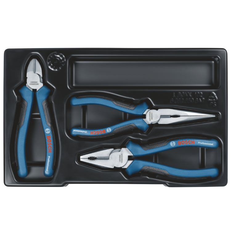 Набор плоскогубцев: комбинированные, длинногубцы, бокорезы