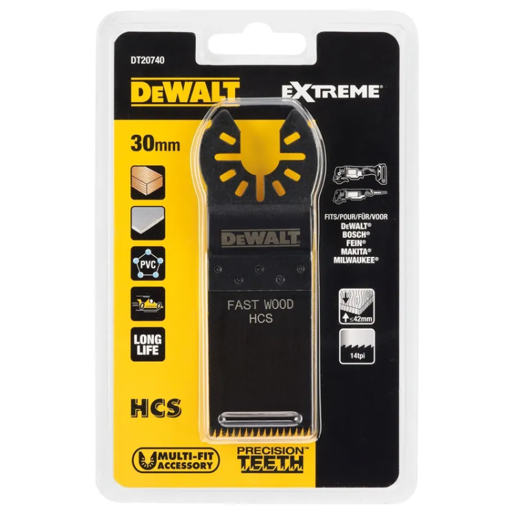 Насадка для многофункционального инструмента DeWALT 43х32мм