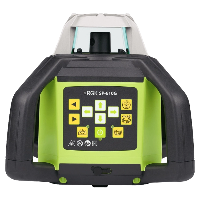Ротационный нивелир RGK SP-610G, зеленый луч