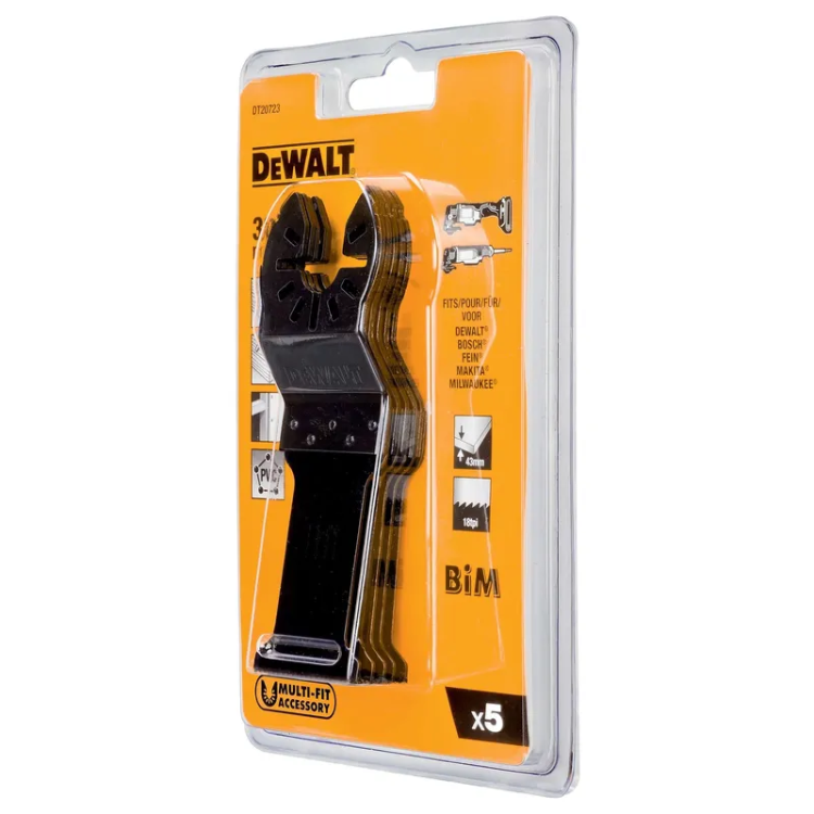 Насадка для многофункционального инструмента DeWALT 43x30 мм