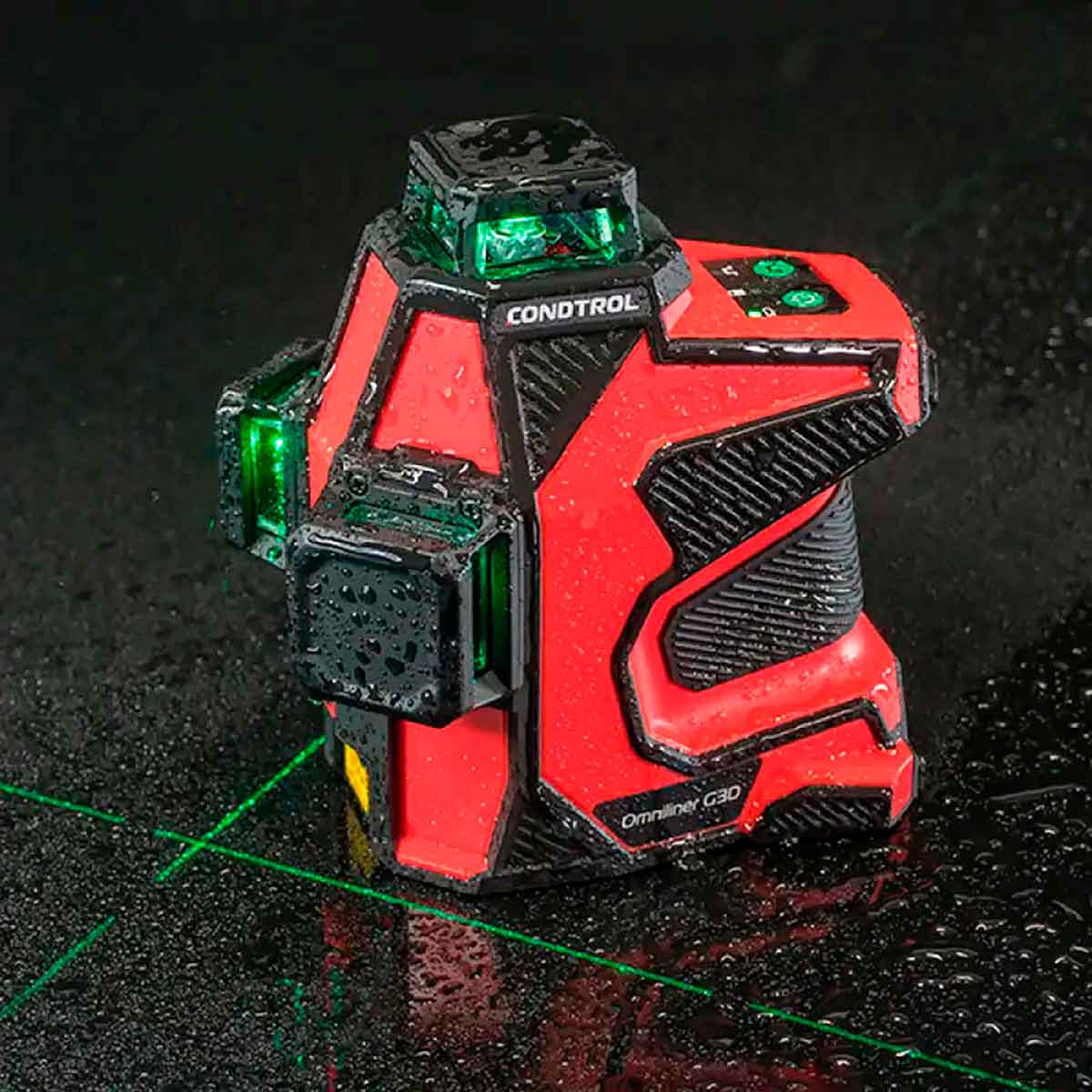 Лазерный уровень Condtrol Omniliner G3D Kit с зеленым лучом