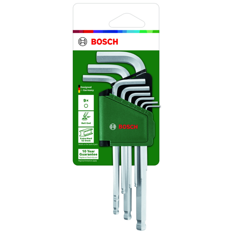 Набор шестигранников, 9 шт