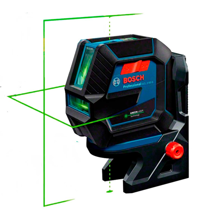 Лазерный нивелир Bosch GCL 2-50 G + RM 10 + кейс