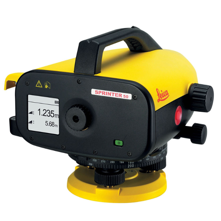 Цифровой нивелир Leica Sprinter 50 + штатив RGK SJW30 + рейка GSS111 для точных измерений