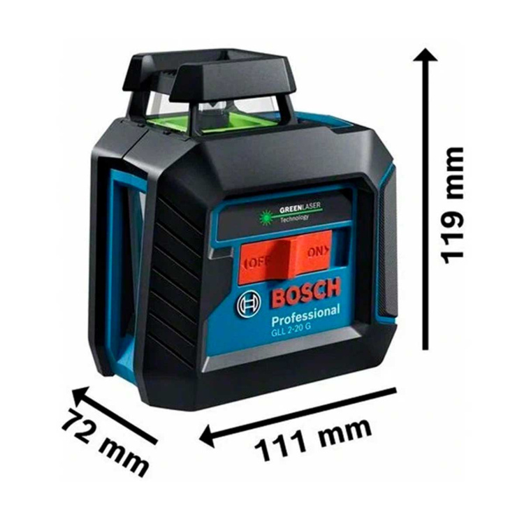 Лазерный нивелир Bosch GLL 2-20 G