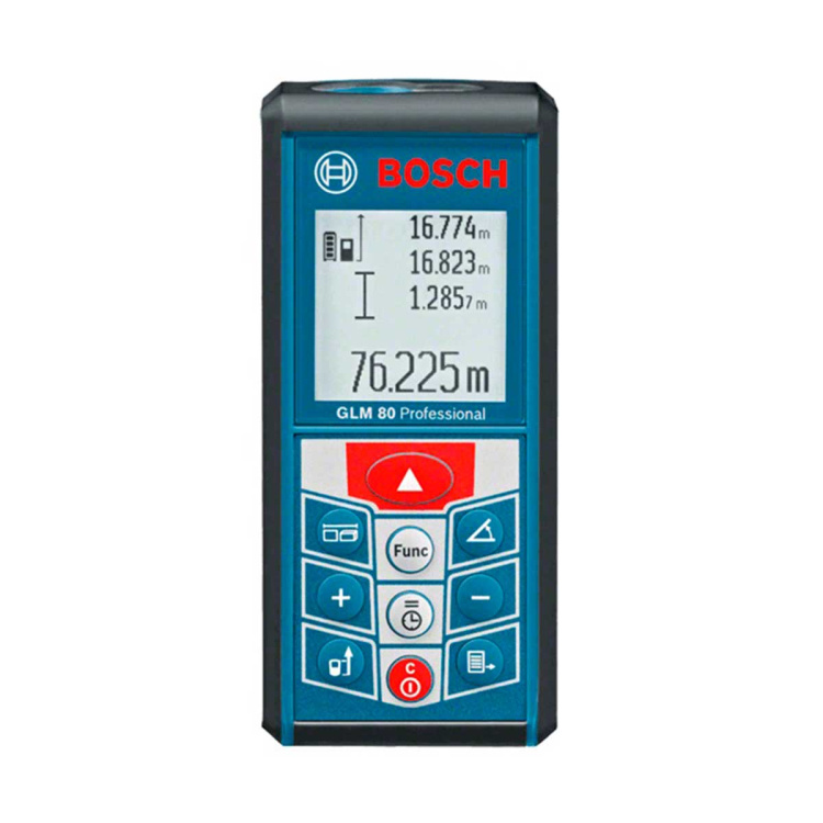 Лазерный дальномер Bosch GLM 80+BT150