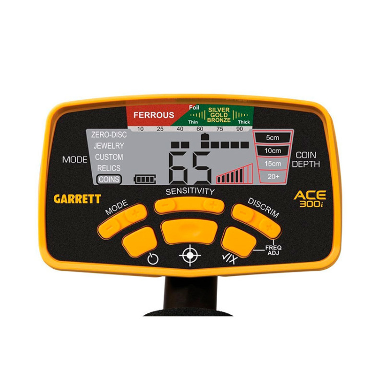 Грунтовый металлоискатель GARRETT ACE 300i 7х10