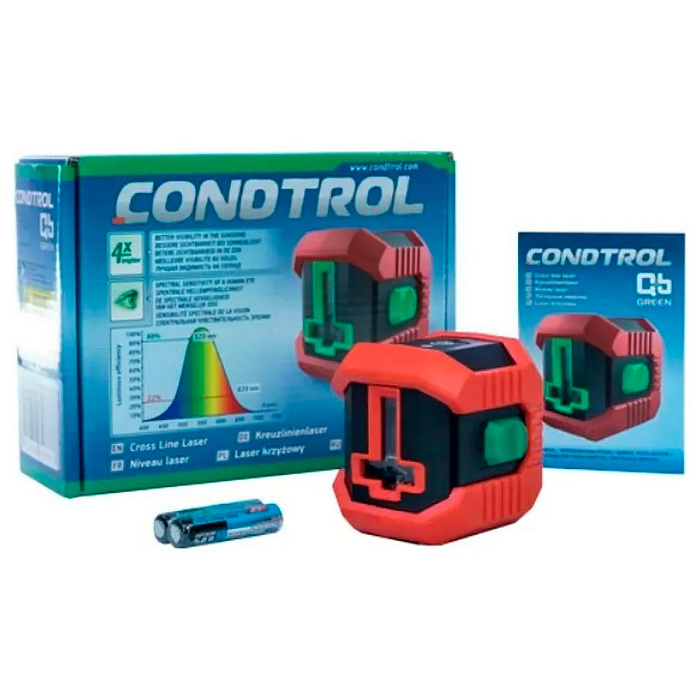 Лазерный уровень Condtrol QB Green с зеленым лучом