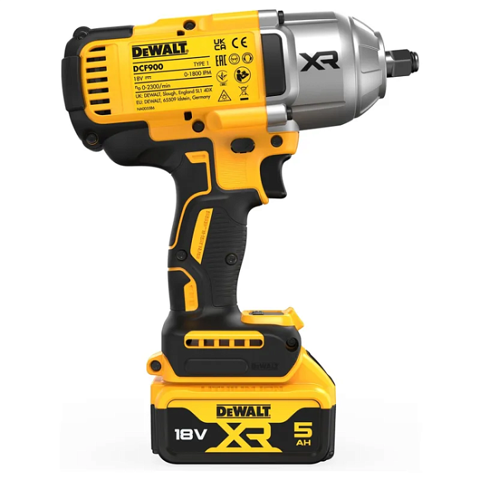 Аккумуляторный ударный гайковерт DeWALT DCF900P2T-QW