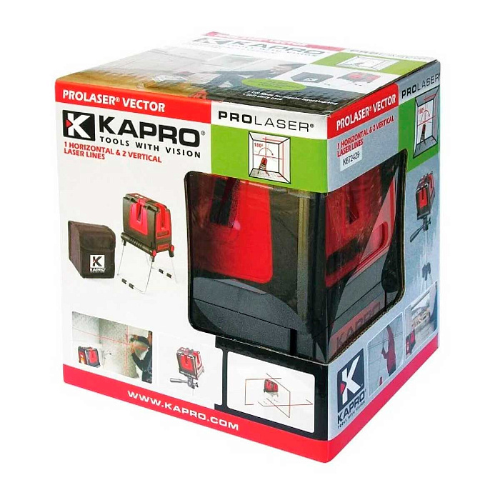 Лазерный уровень KAPRO 873 Set с штангой и треногой