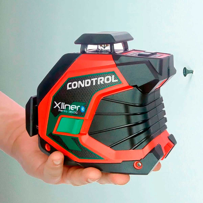 Лазерный уровень Condtrol XLiner Pento 360G с зелёным лучом