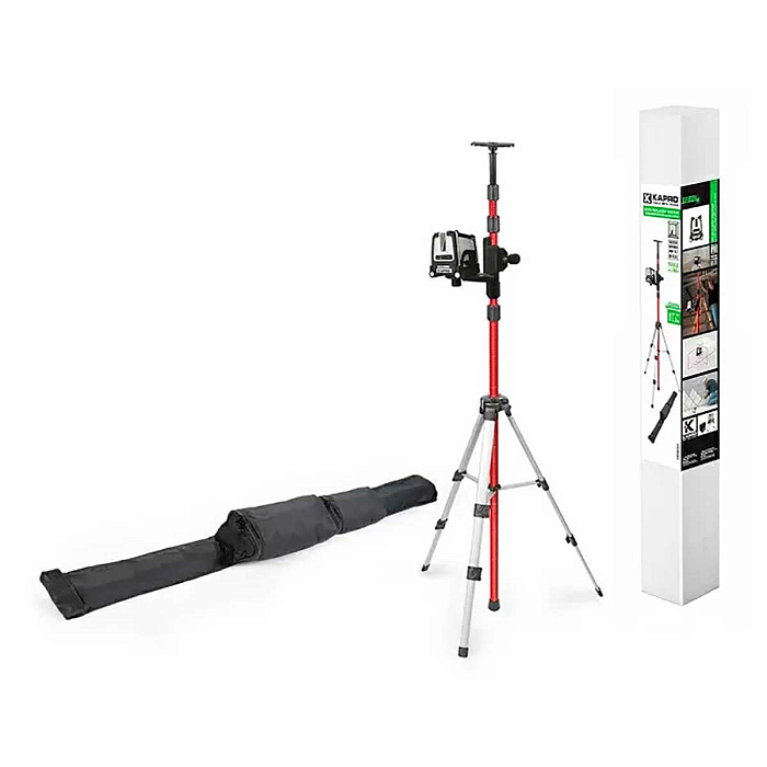 Лазерный уровень KAPRO 873G Set с штангой и треногой