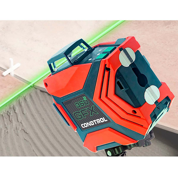 Лазерный уровень Condtrol GFX360-2 Kit с зеленым лучом