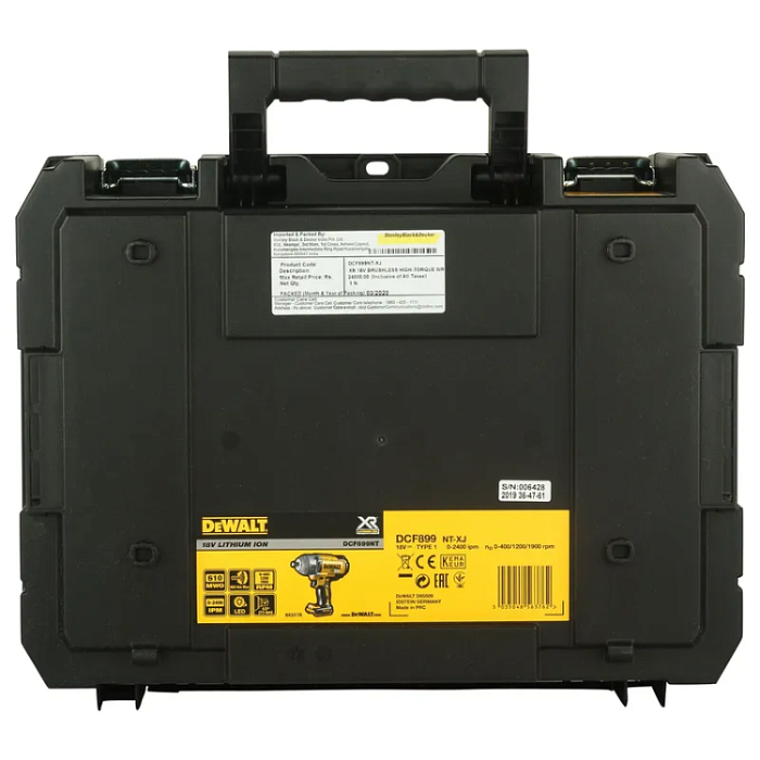 Аккумуляторный ударный гайковерт DeWalt DCF899N-XJ