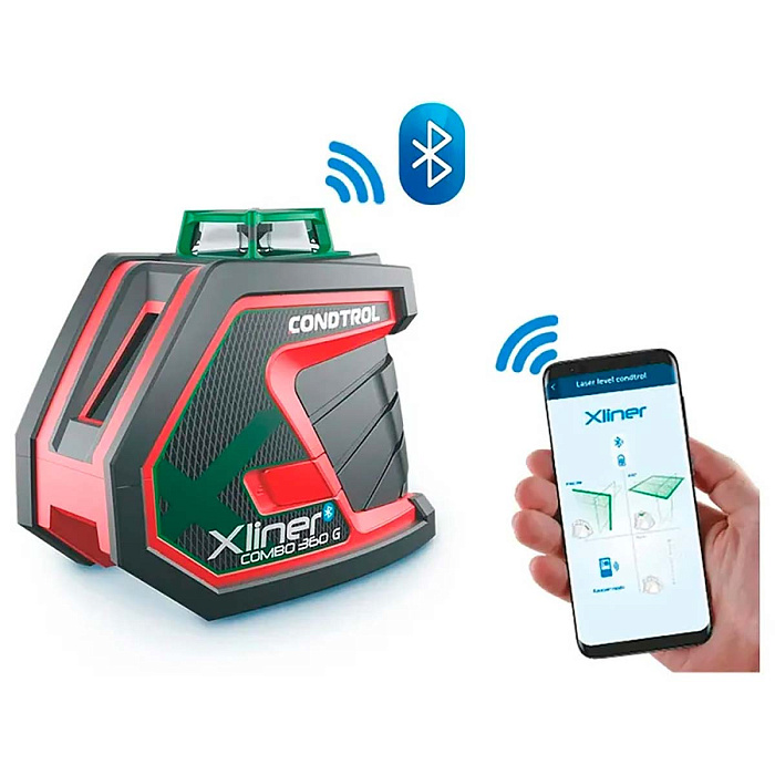 Лазерный нивелир Condtrol XLiner Combo 360G с зеленым лучом