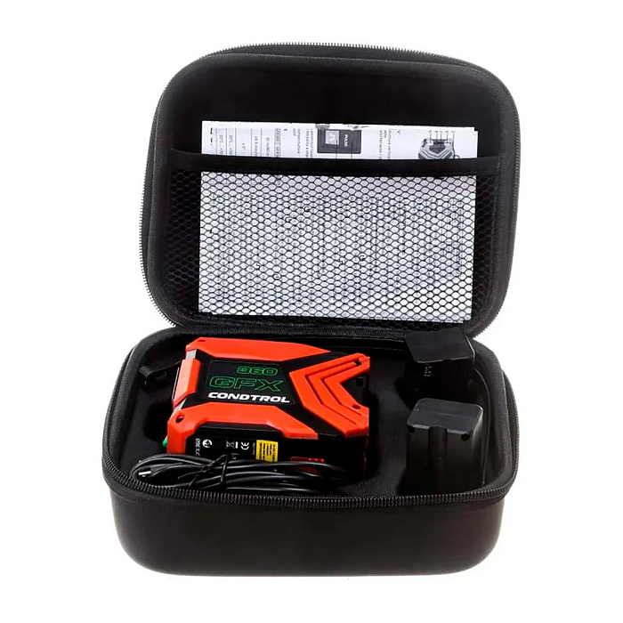 Лазерный уровень Condtrol GFX360 с зеленым лучом