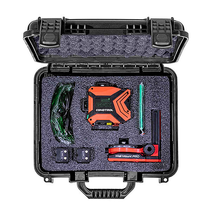 Лазерный уровень Condtrol GFX360-2 Kit с зеленым лучом