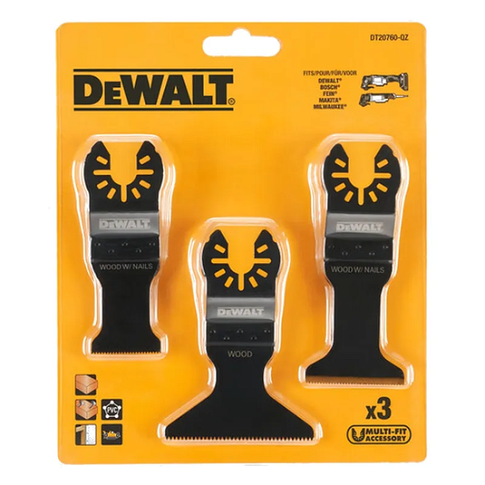 Набор насадок для многофункционального инструмента DeWALT по дереву с гвоздями