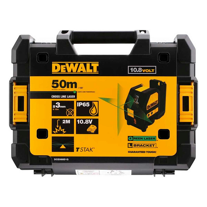 Лазерный уровень DEWALT DCE088D1G с зеленым лучом
