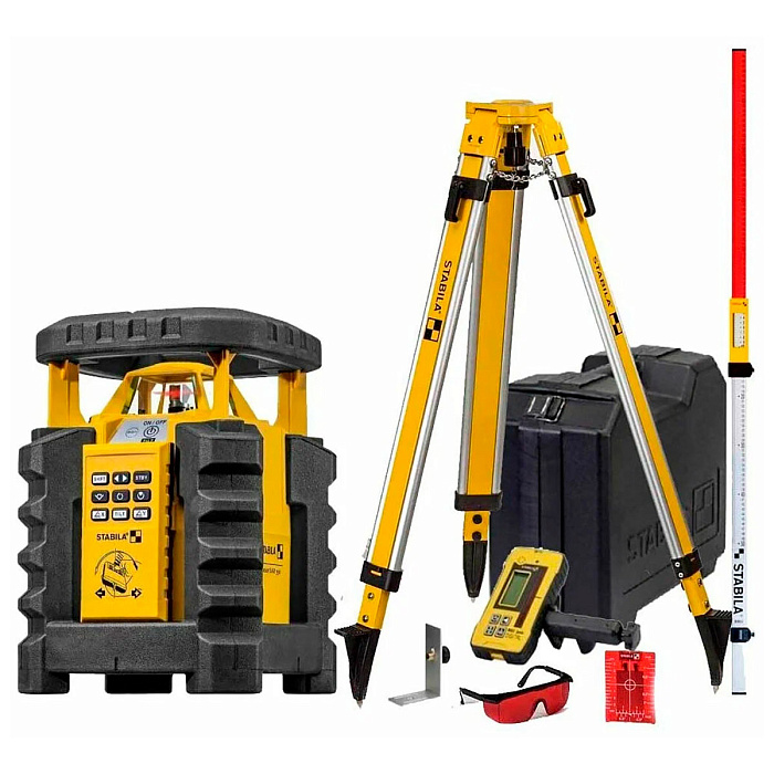 Ротационный лазерный нивелир STABILA LAR 350 + штатив BST-S + рейка NL 19111