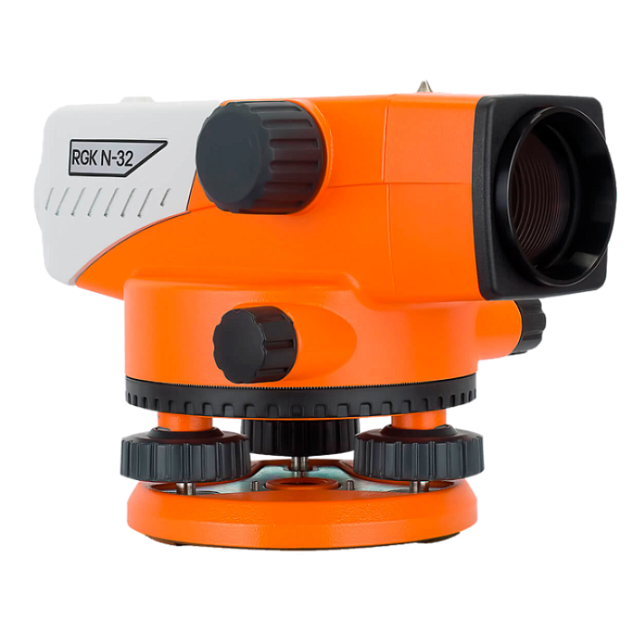 Комплект - оптический нивелир RGK N-32, рейка AMO S3 и штатив RGK S6-Z