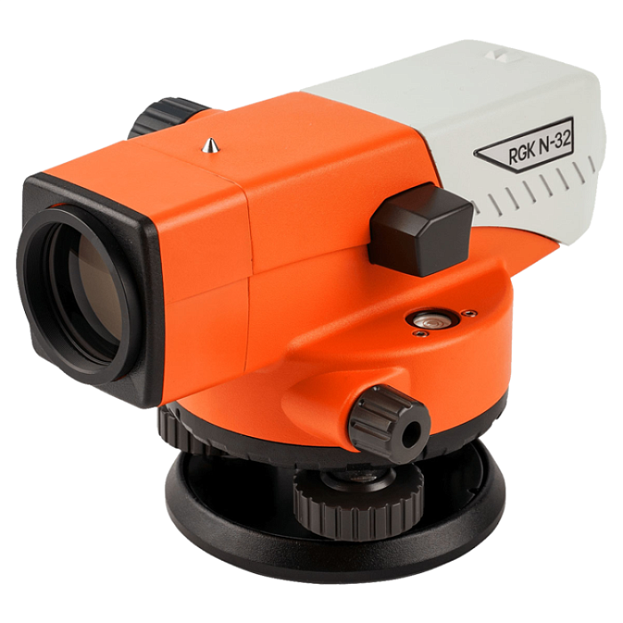 Комплект - оптический нивелир RGK N-32, рейка AMO S3 и штатив RGK S6-Z