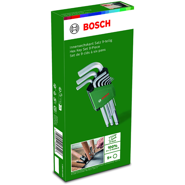 Набор шестигранников, 9 шт