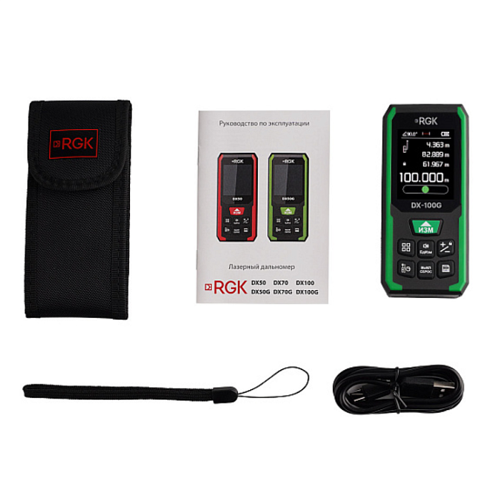 Лазерный дальномер RGK DX-100G
