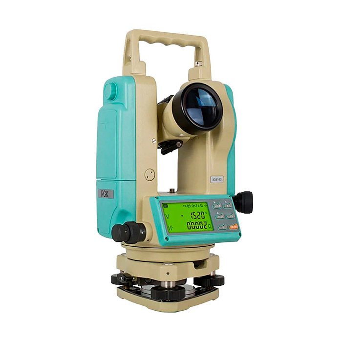 Комплект - электронный теодолит RGK T-02, рейка AMO S3 и штатив RGK S6-Z