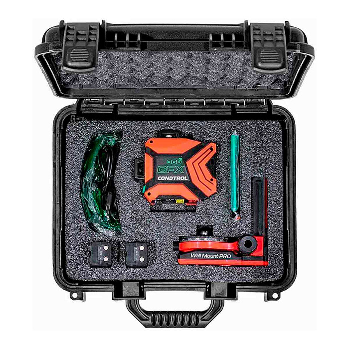 Лазерный уровень Condtrol GFX360-3 Kit с зеленым лучом