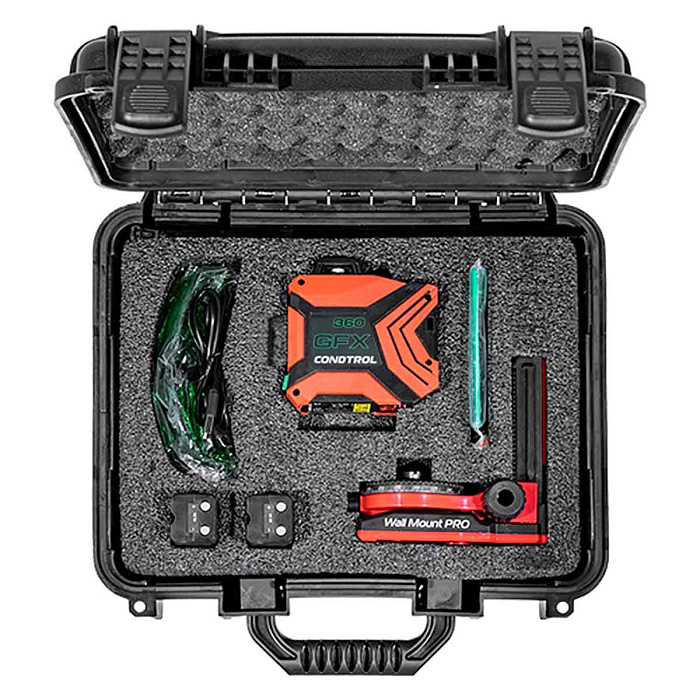 Лазерный уровень Condtrol GFX360 Kit с зеленым лучом