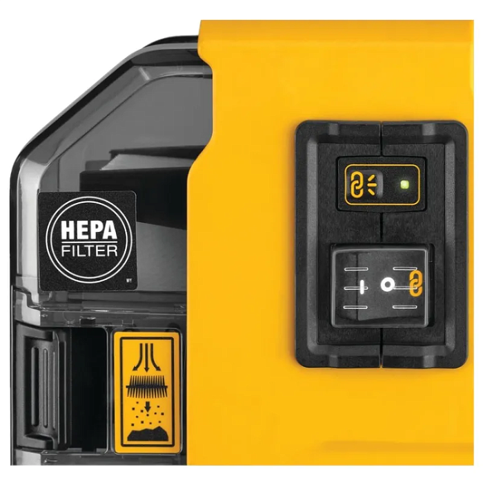 Аккумуляторный строительный пылесос DeWALT DWH161N-XJ 18В 0.21 л