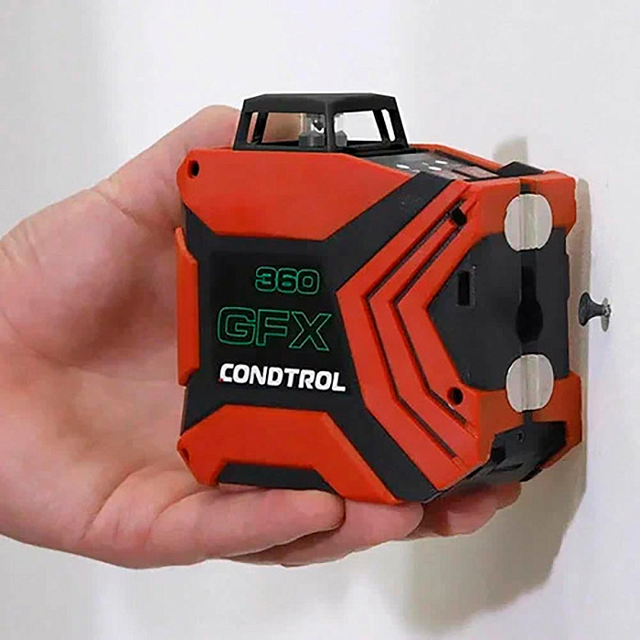 Лазерный уровень Condtrol GFX360 с зеленым лучом