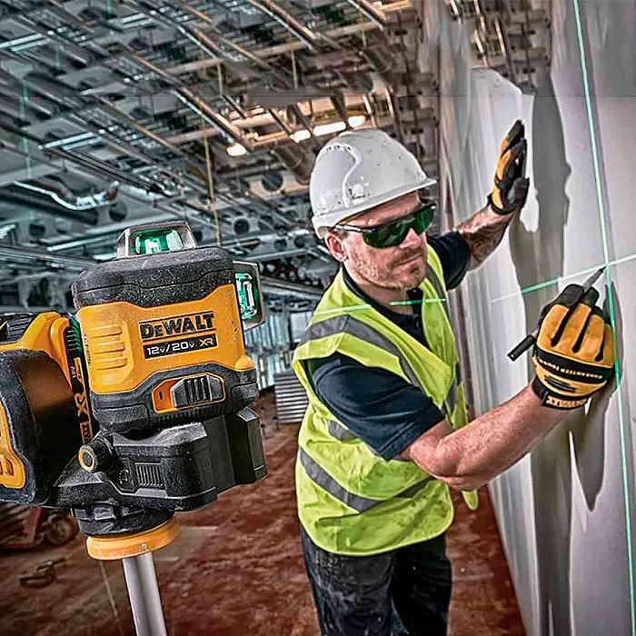 Лазерный уровень DEWALT DCE089NG18 с зеленым лучом