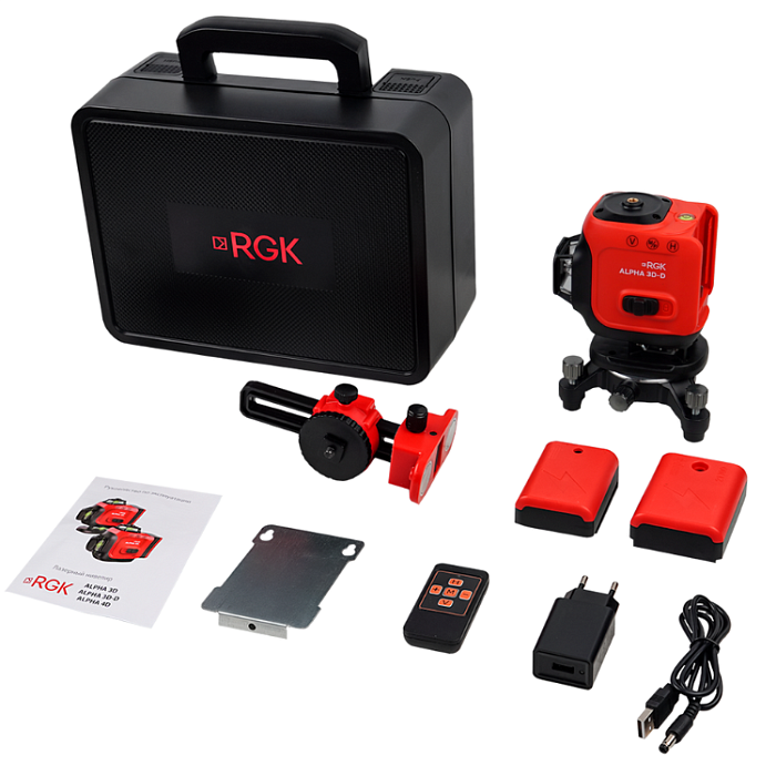 Лазерный уровень RGK ALPHA 3D-D