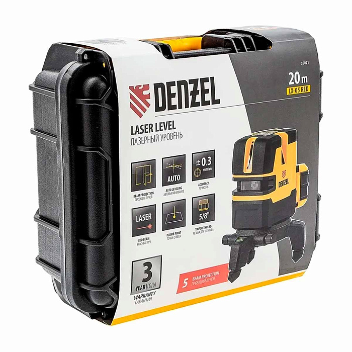 Лазерный уровень DENZEL LX 05 Red