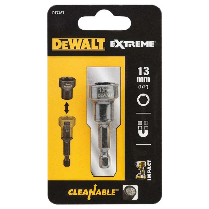 Насадка шестигранная очищаемая 13 мм DeWalt DT7467-QZ