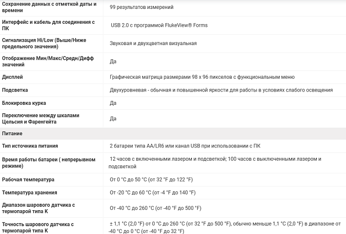 Пирометр Fluke 568