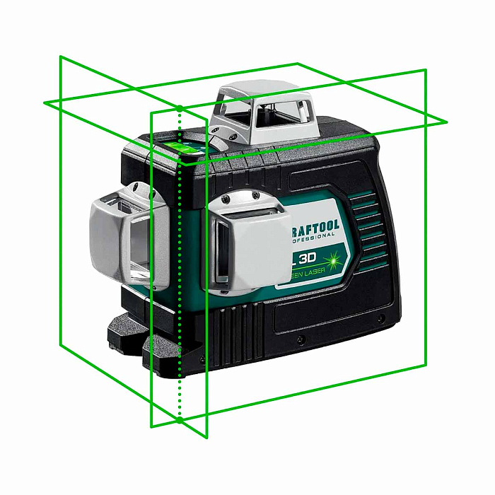 Лазерный уровень Kraftool LL 3D с зеленым лучом